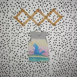 Carter’s Gray Dinosaur Toddler Graphic Tank Top